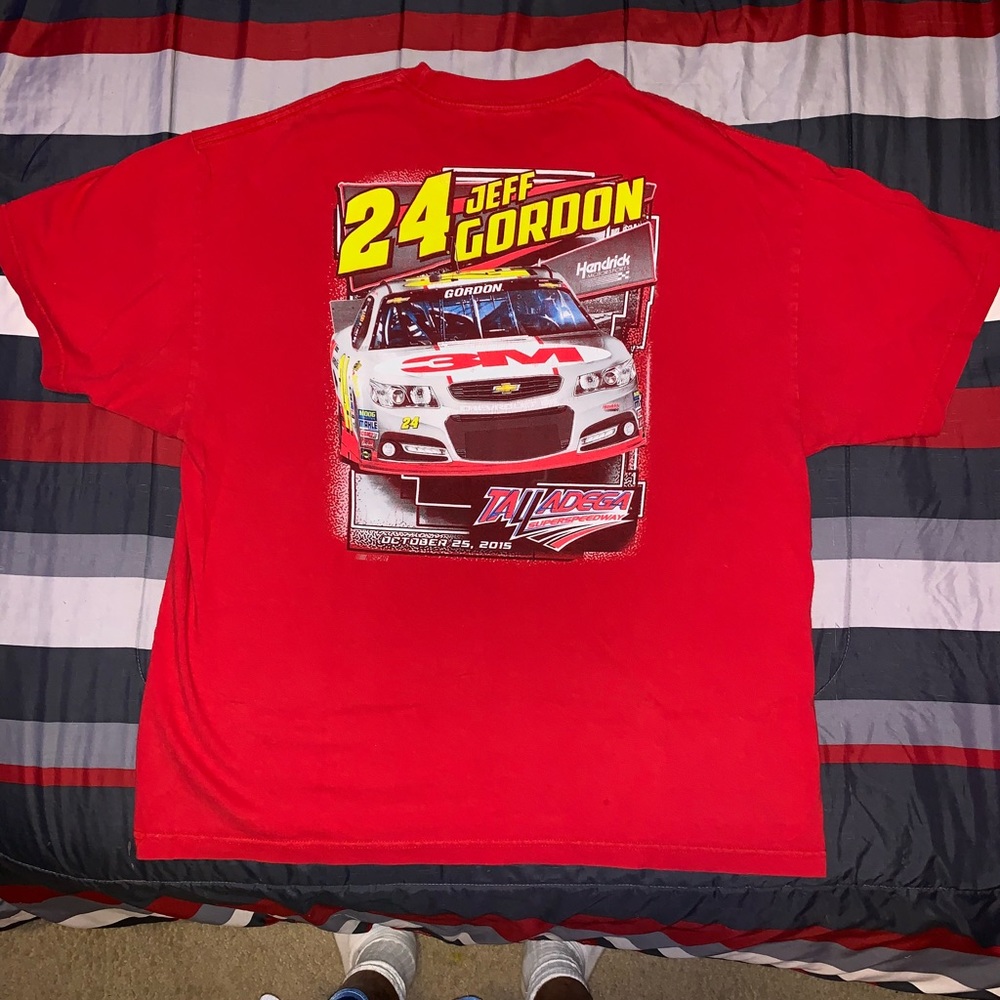 NASCAR Jeff Gordon Red Racing T-Shirt